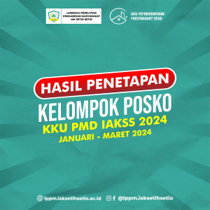 PENETAPAN KELOMPOK POSKO KKU PMD IAKSS 2024​